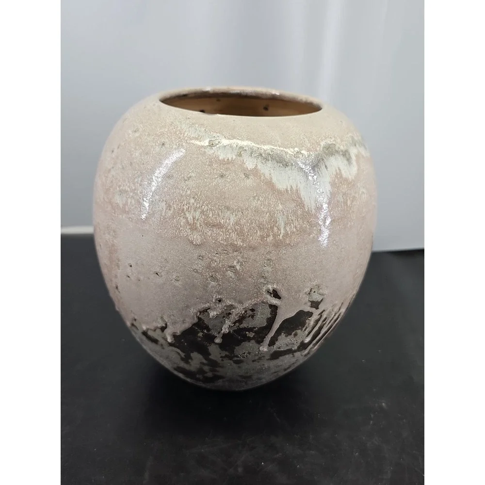 Vintage Large Earthware Vase Mobach Utrecht Of The Netherlands 1920s